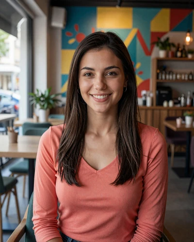 Drita, a 25-year-old Albanian woman from Tirana ready for a genuine connection