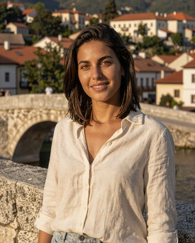 Amra, a Bosnian woman from Mostar with strong family values