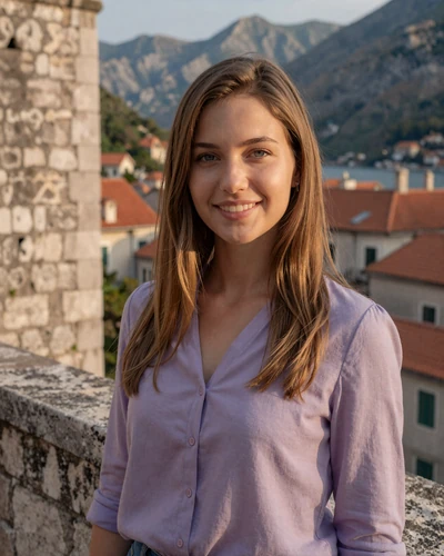 Mirjana, a 24-year-old Montenegrin woman from Kotor open to new connections