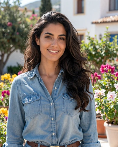 Liridona, an Albanian woman from Pristina who values family deeply