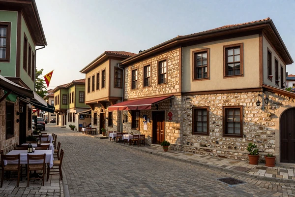 Skopje Old Bazaar district with Ottoman-era architecture, a romantic Macedonian destination for cultural dates